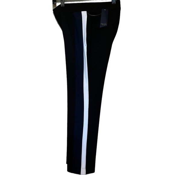 RACHEL Rachel Roy NWT Side Stripe Cropped High Rise Dress Pants Black Size 2 - Picture 4 of 13